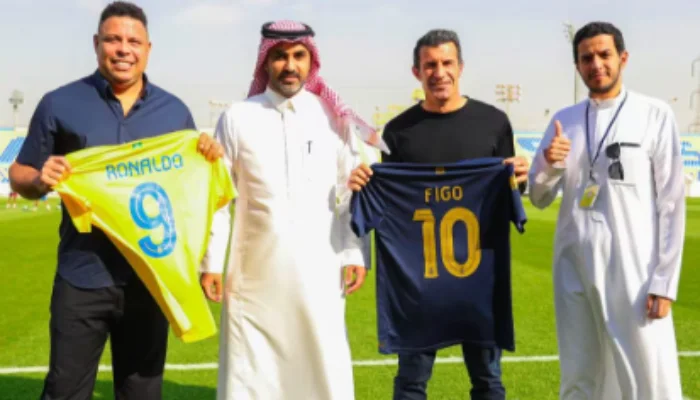 Ronaldo Fenômeno Visita Al-Nassr na Arábia Saudita em Evento