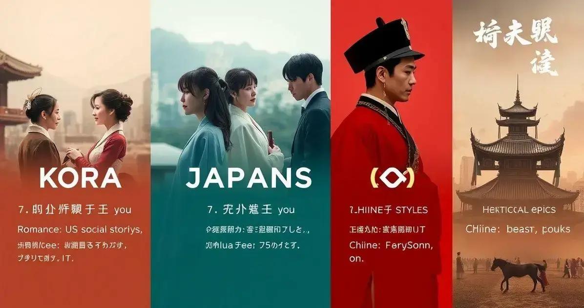 Comparaison entre drame coréen et autres drames asiatiques